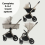 My Babiie MB450i Dani Dyer 3 in 1 Travel System - Beige