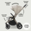 My Babiie MB450i Dani Dyer 3 in 1 Travel System - Beige