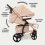 My Babiie MB200i Billie Faiers iSize Travel System - Rose Blush (MB200iBFBL)