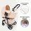 My Babiie MB200i Billie Faiers iSize Travel System - Rose Blush (MB200iBFBL)