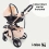 My Babiie MB200i Billie Faiers iSize Travel System - Rose Blush (MB200iBFBL)