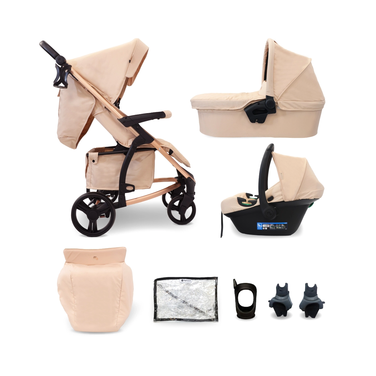 My Babiie MB200i 3in1 Travel System with i-Size Car Seat