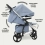 My Babiie MB200i Dani Dyer iSize Travel System - Blue Plaid (MB200iDDBP)