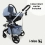 My Babiie MB200i Dani Dyer iSize Travel System - Blue Plaid (MB200iDDBP)