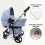 My Babiie MB200i Dani Dyer iSize Travel System - Blue Plaid (MB200iDDBP)