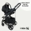 My Babiie MB200i Dani Dyer iSize Travel System - Black Leopard (MB200iDDLB)