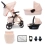 My Babiie MB200i Dani Dyer iSize Travel System - Pink Plaid (MB200iDDPP)