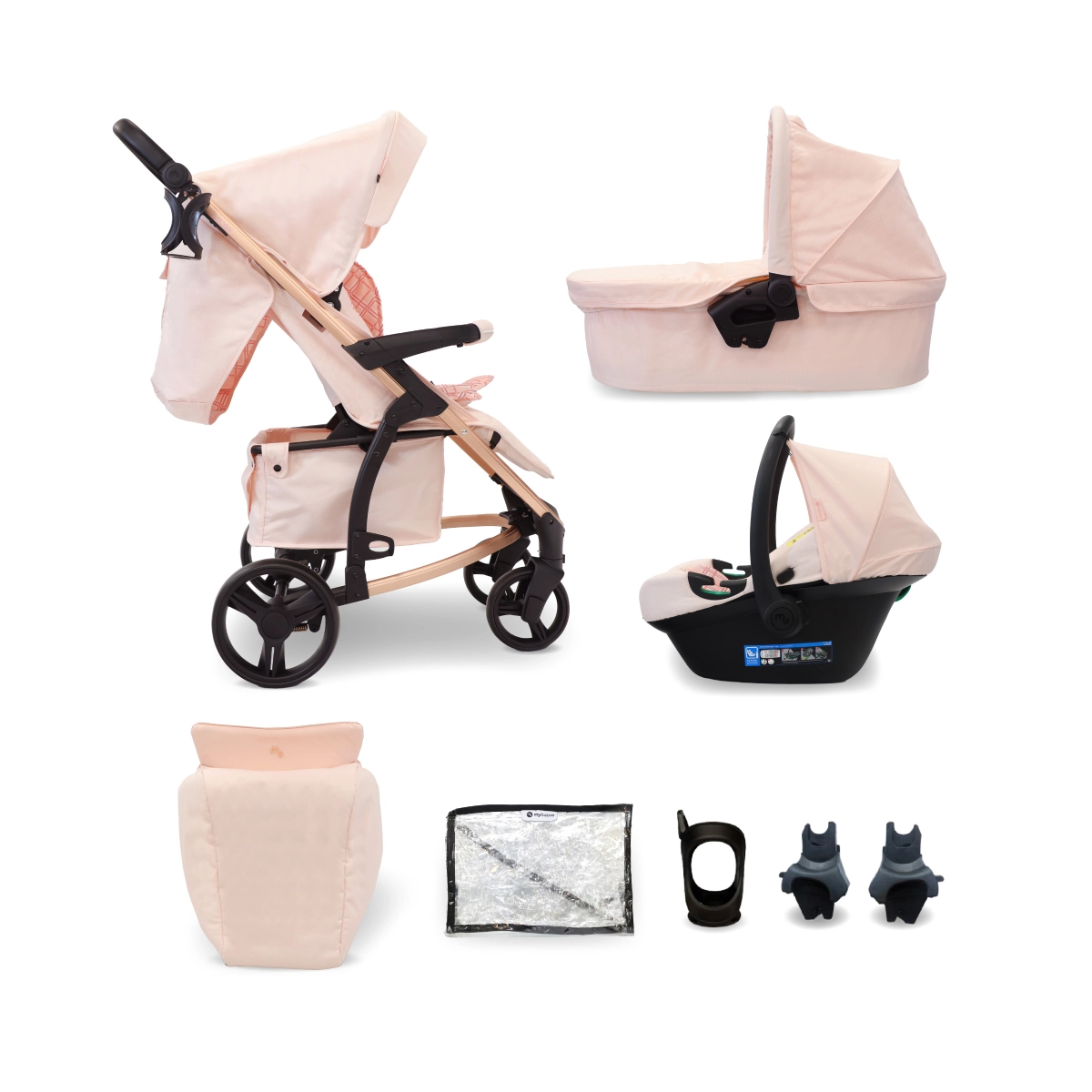 My Babiie MMB200i 3in1 Travel System with i-Size Car Seat