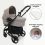 My Babiie MB200i Samantha Faiers 3 in 1 iSize Travel System - Mink (MB200iSFMK)