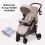 My Babiie MB30 Billie Faiers Pushchair - Oatmeal (MB30BFBO)