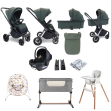 My Babiie MB450i Billie Faiers 11 Piece Everything You Need Travel System Bundle - Forest Green (MB450iSG)