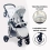 My Babiie MB30 Billie Faiers Pushchair-Grey Tie Dye (MB30BFGT)