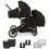 My Babiie MB33 Dani Dyer Tandem Pushchair - Black Leopard (MB33DDLB)