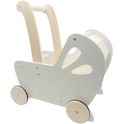 Moover Essential Flatpacked Pram - Off White