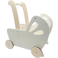 Moover Essential Flatpacked Pram - Off White