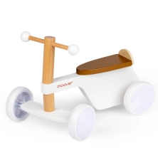 Moover 4 Wheels Bike - White