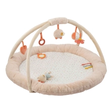 Nattou Mila, Zoe and Lana Stuffed Playmat with Arches - Pink