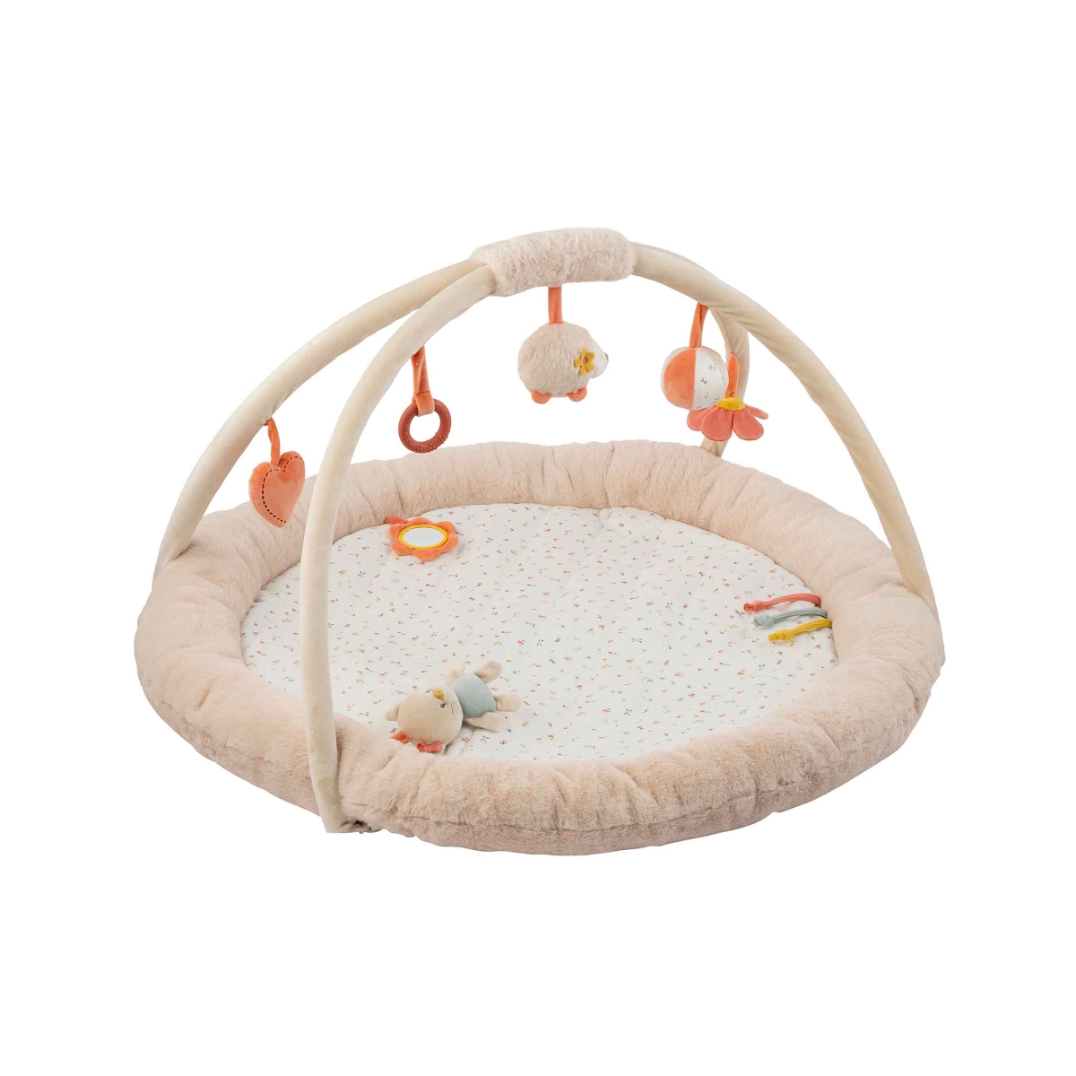 Nattou Mila Zoe and Lana Stuffed Playmat with Arches