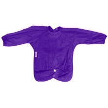 Silly Billyz Towel Highchair Hugger Long Sleeve Bib - Purple