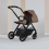 Silver Cross Reef 2 Pushchair + First Bed Folding Carrycot - Mocha