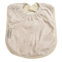 Silly Biilyz Towel Plain Bib - White Sand