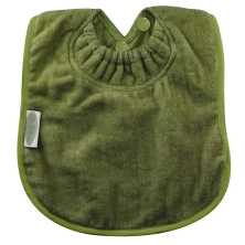 Silly Biilyz Towel Plain Bib - Olive