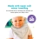 Silly Billyz Towel Bandana Bib - White Sand