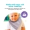 Silly Billyz Towel Bandana Bib - White Sand