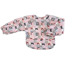 Silly Billyz Wipe Clean Long Sleeve Bib - Peekaboo