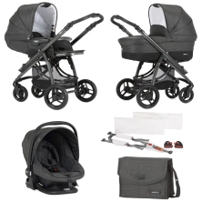 Bebecar Pack BX3 Bundle - Black /Dark Grey**