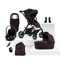 Silver Cross Reef 2 Special Edition (Cloud T) Ultimate Travel System Bundle - Ganache