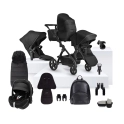 Silver Cross Wave 3 Duo (Pebble 360 Pro 2) Travel System Bundle With Accessories - Onyx