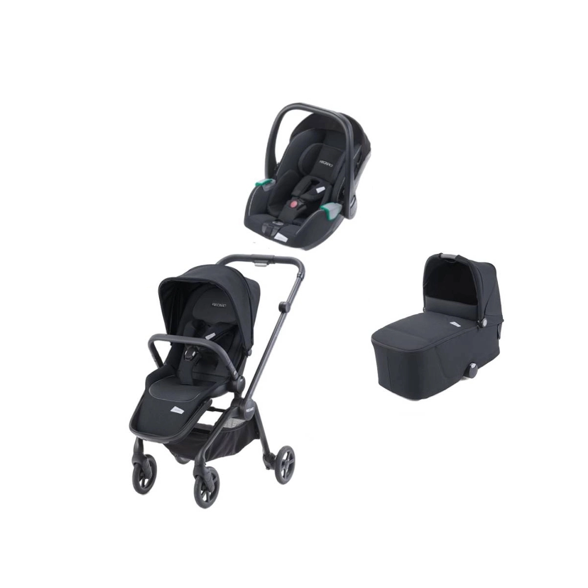 Recaro Sadena Avan 8 Piece Travel System Bundle