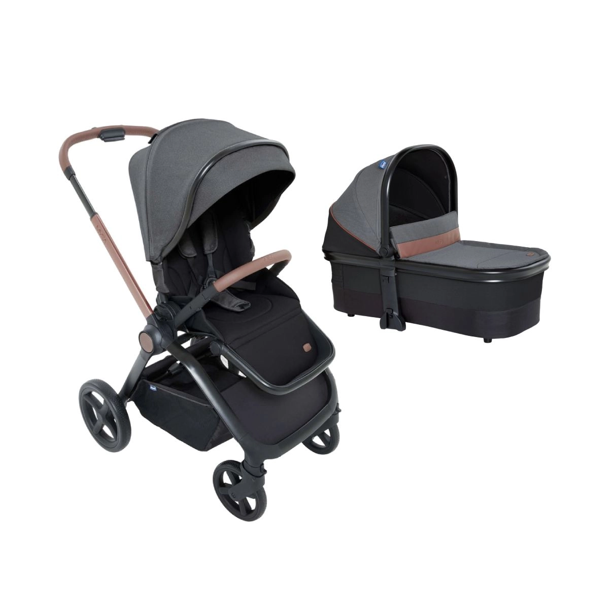 Chicco Mysa Stroller 2in1 Pram System with Carrycot