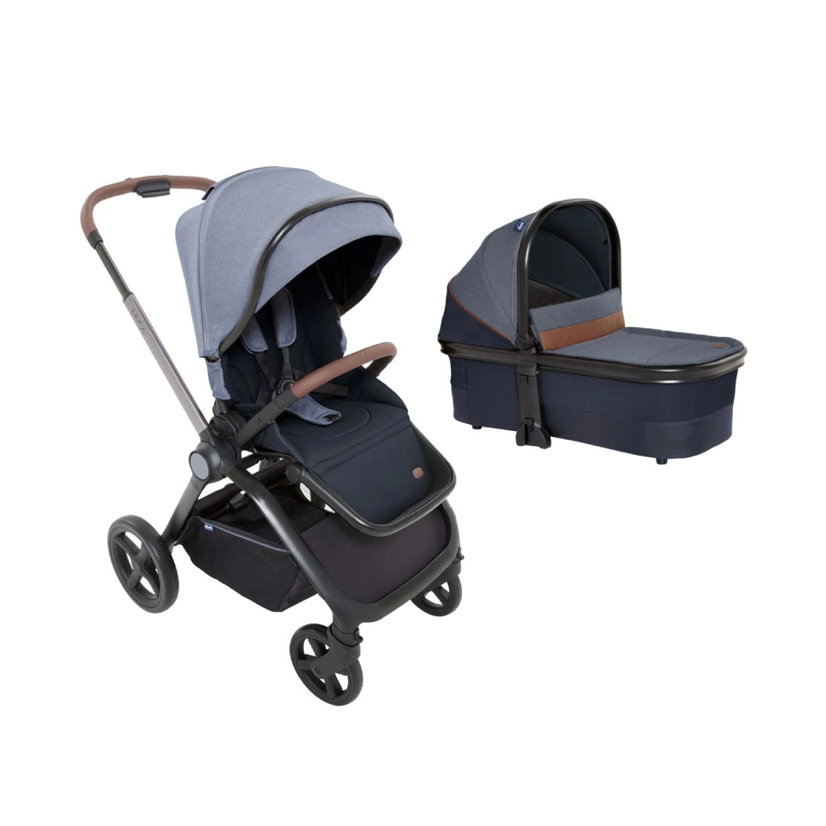 Chicco Mysa Stroller 2in1 Pram System with Carrycot