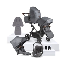 Silver Cross Wave 3 Duo (Cloud T) Travel System Bundle - Lunar