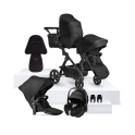 Silver Cross Wave 3 Duo (Pebble 360 Pro 2) Travel System Bundle - Onyx