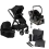 BabaBing Raffi 2in1 Pram System-Black (2021)