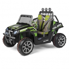 Peg Perego Polaris Ranger RZR Electric Ride On Buggy - Green Shadow (Refurbished 184)