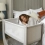 Shnuggle Air Lite Bedside Crib - Grey