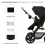 Kinderkraft Moov 2 3in1 Travel System - Black