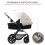 Kinderkraft Moov 2 3in1 Travel System with Mink Pro Car Seat - Grey