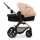 Kinderkraft Moov 2 3in1 Travel System with Mink Pro Car Seat - Beige