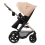 Kinderkraft Moov 2 3in1 Travel System with Mink Pro Car Seat - Beige