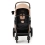 Kinderkraft Moov 2 3in1 Travel System with Mink Pro Car Seat - Beige