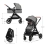 Kinderkraft Esme 3in1 Travel System with Mink Pro Car Seat - Moonlight Grey