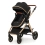 Kinderkraft Esme 3in1 Travel System with Mink Pro Car Seat - Pure Black