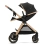 Kinderkraft Esme 3in1 Travel System with Mink Pro Car Seat - Pure Black