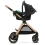 Kinderkraft Esme 3in1 Travel System with Mink Pro Car Seat - Pure Black