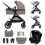 Kinderkraft Esme 3in1 Travel System with Mink Pro Car Seat - Sand Beige